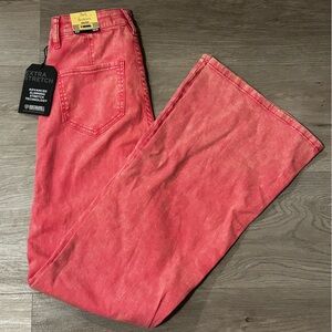 Women’s Rock & Roll Pink Bell Bottom Jeans